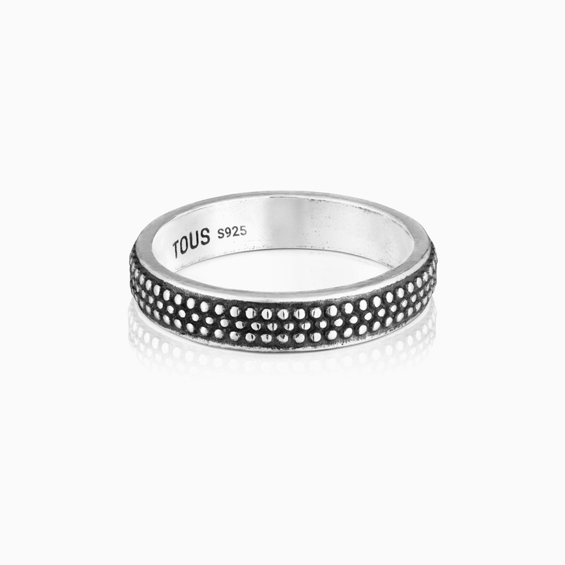 TOUS 4 mm silver Ring TOUS Man outlook