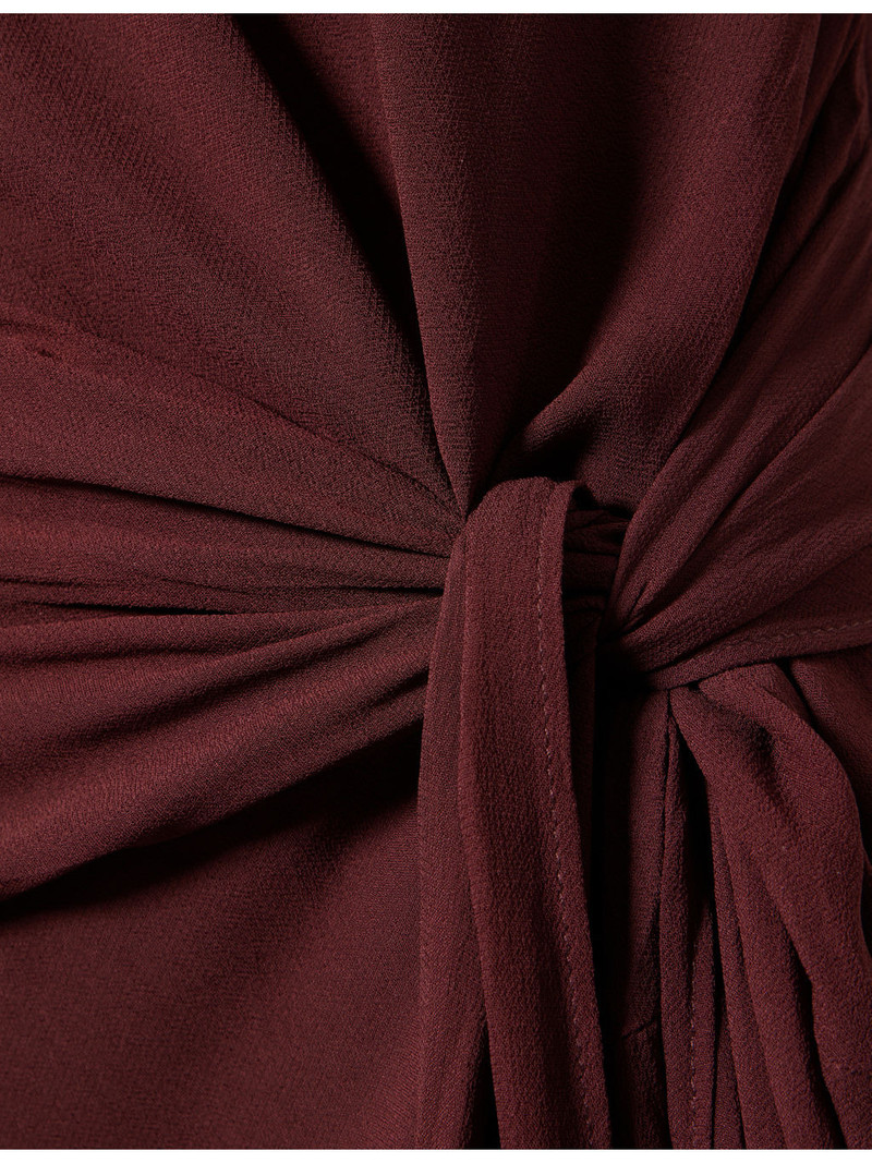 Amanda Drape Woven Maxi Dress 6