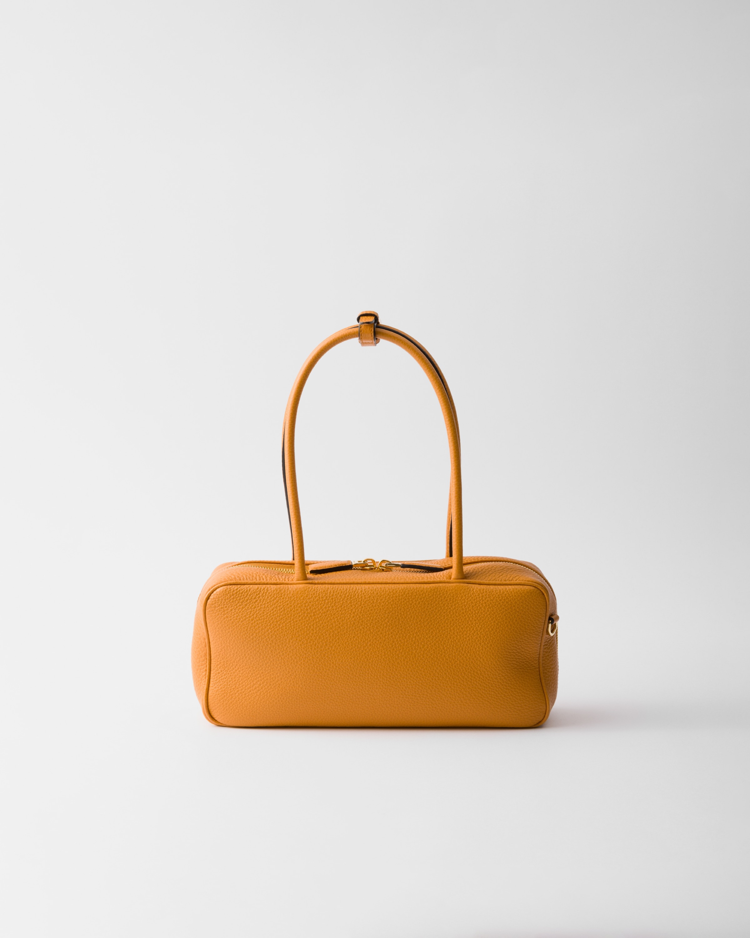 Medium leather top-handle bag - 3