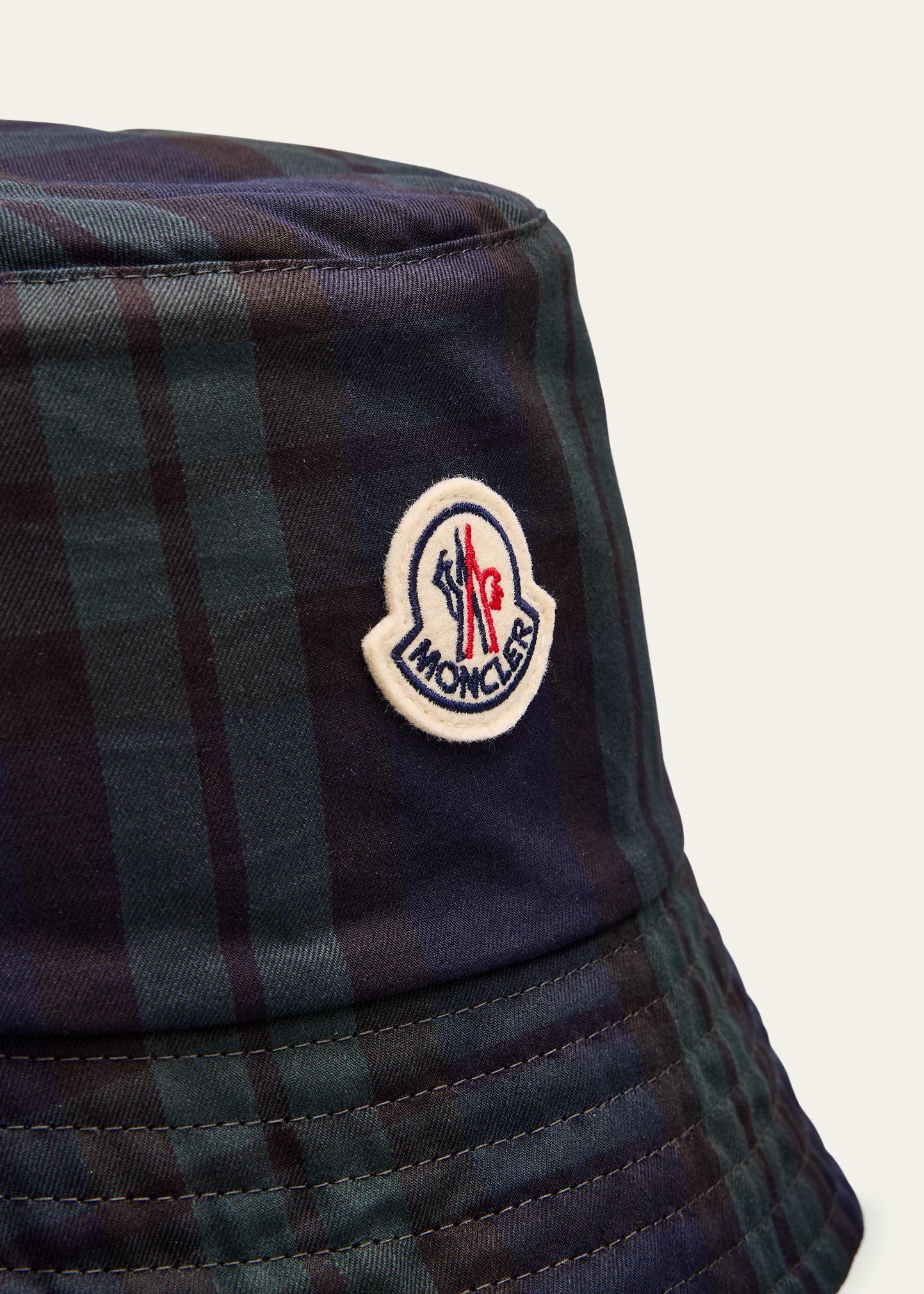 Men's Archivio Plaid Wool Bucket Hat - 2