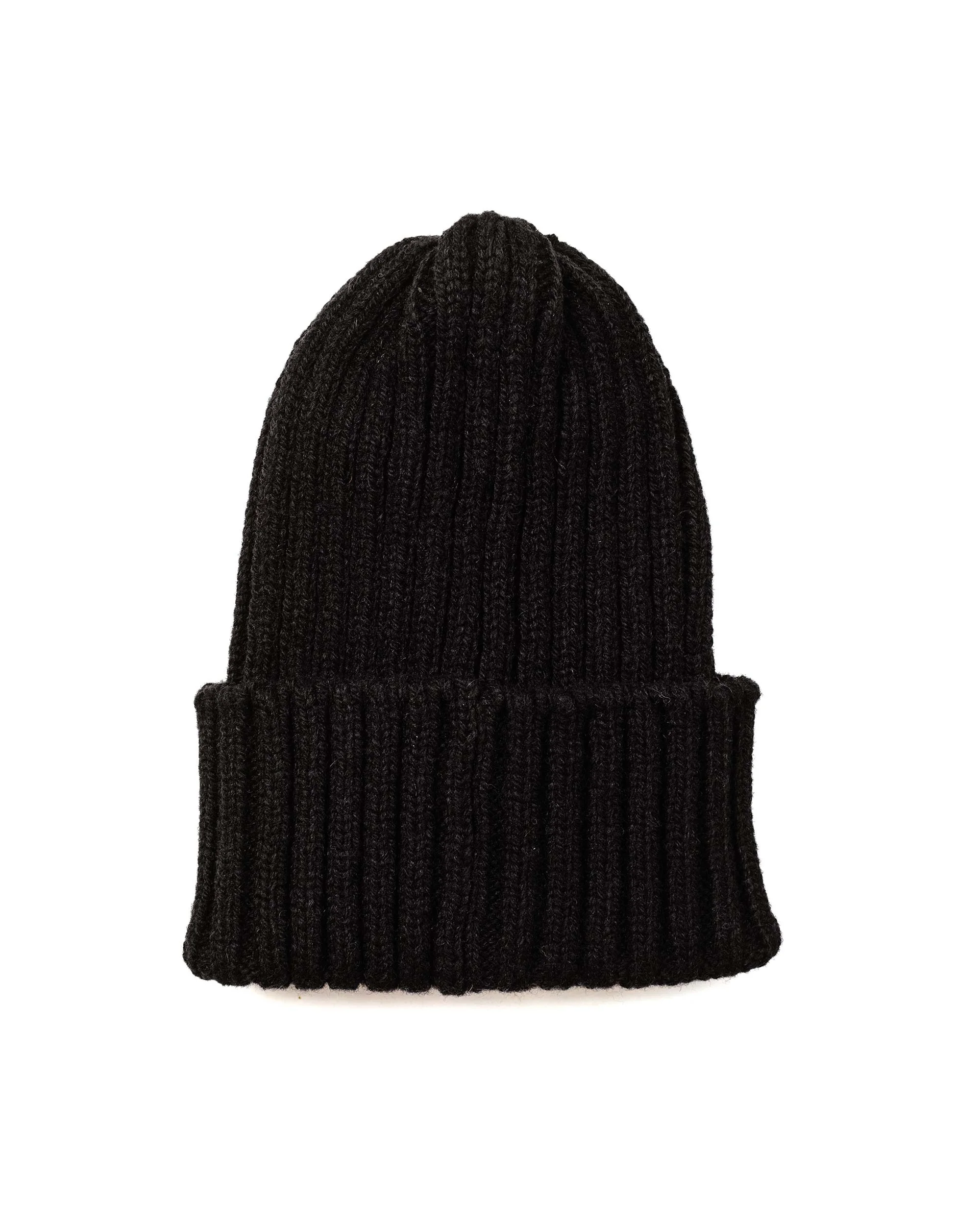 Wool Watch Cap Black - 1