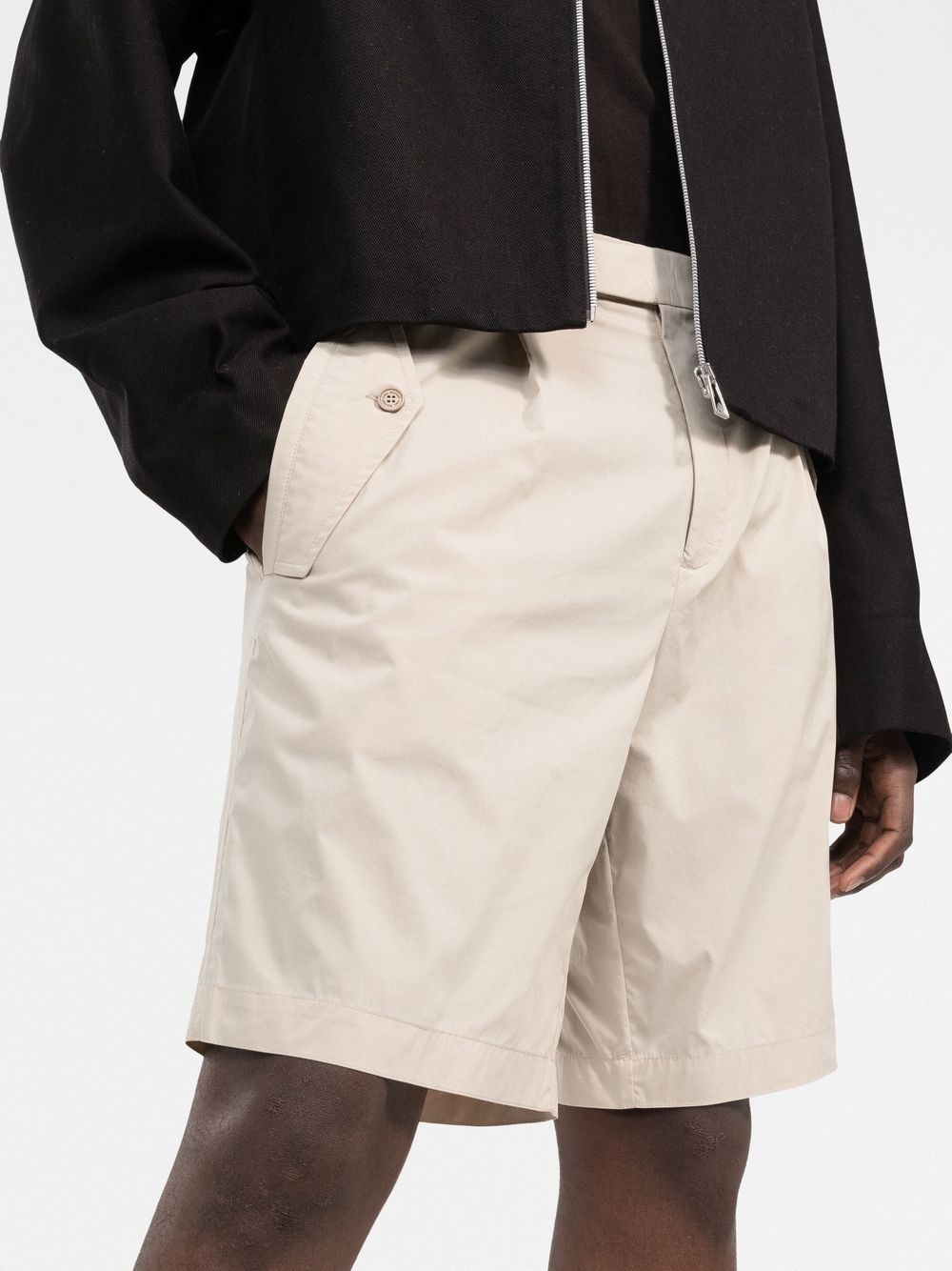 tailored cotton shorts - 3