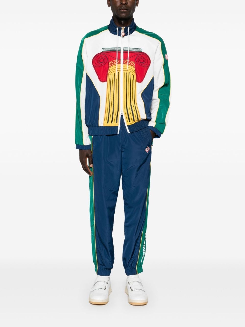 embroidered windbreaker - 2