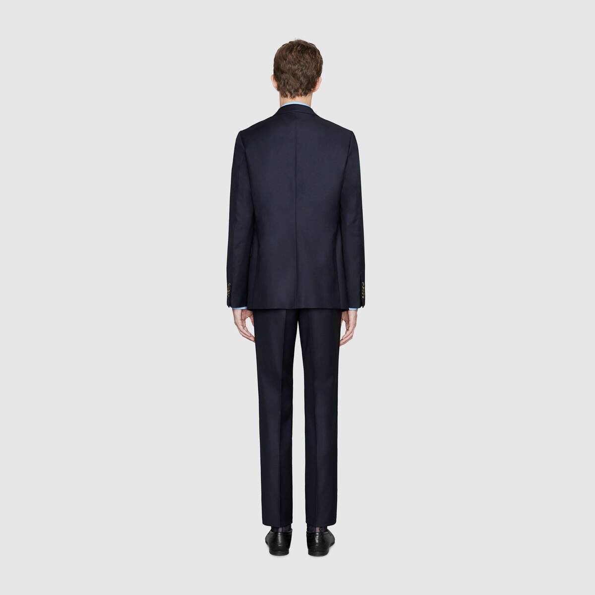 Straight fit wool suit - 4