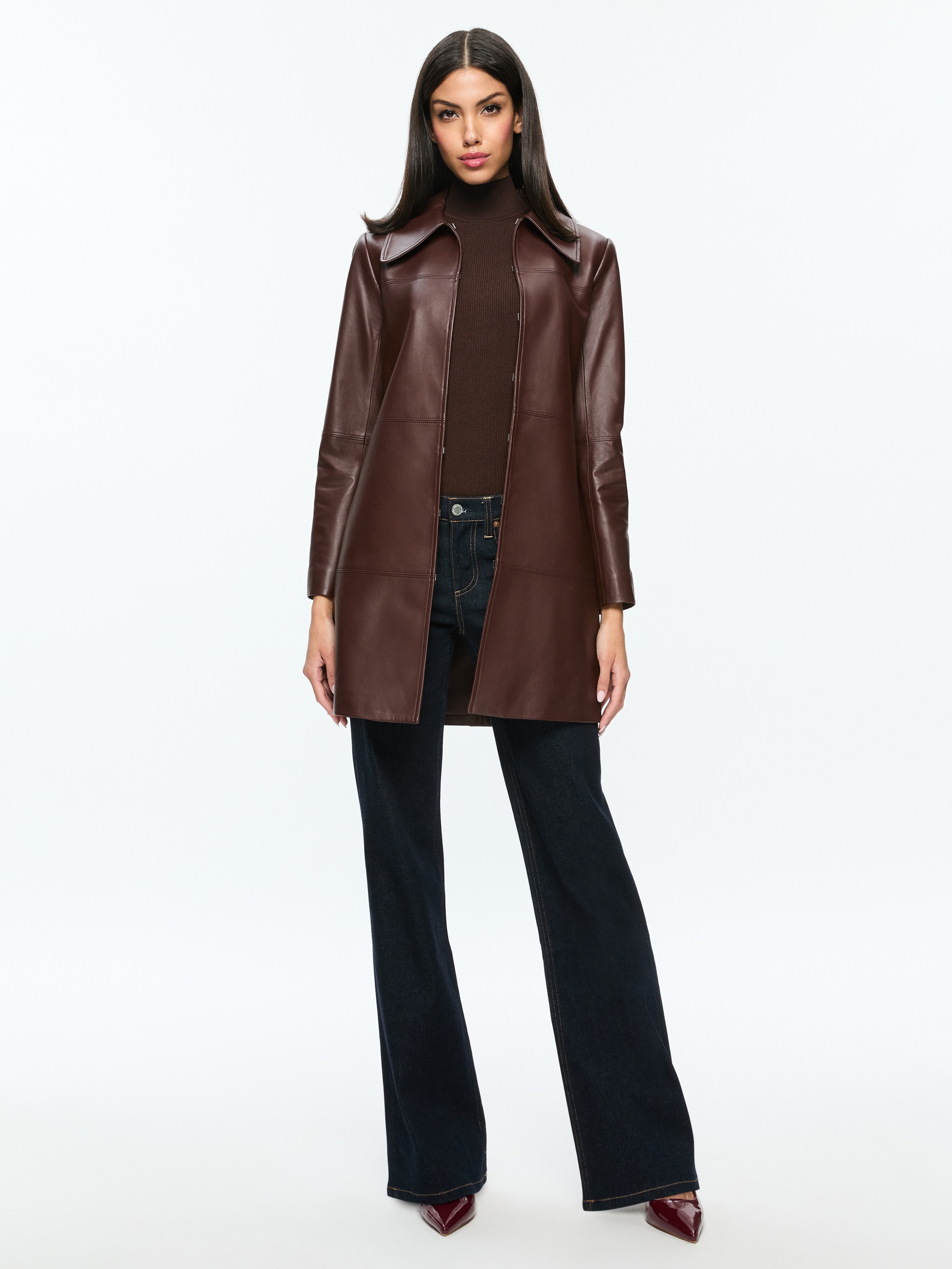 LOGAN LEATHER COAT - 3