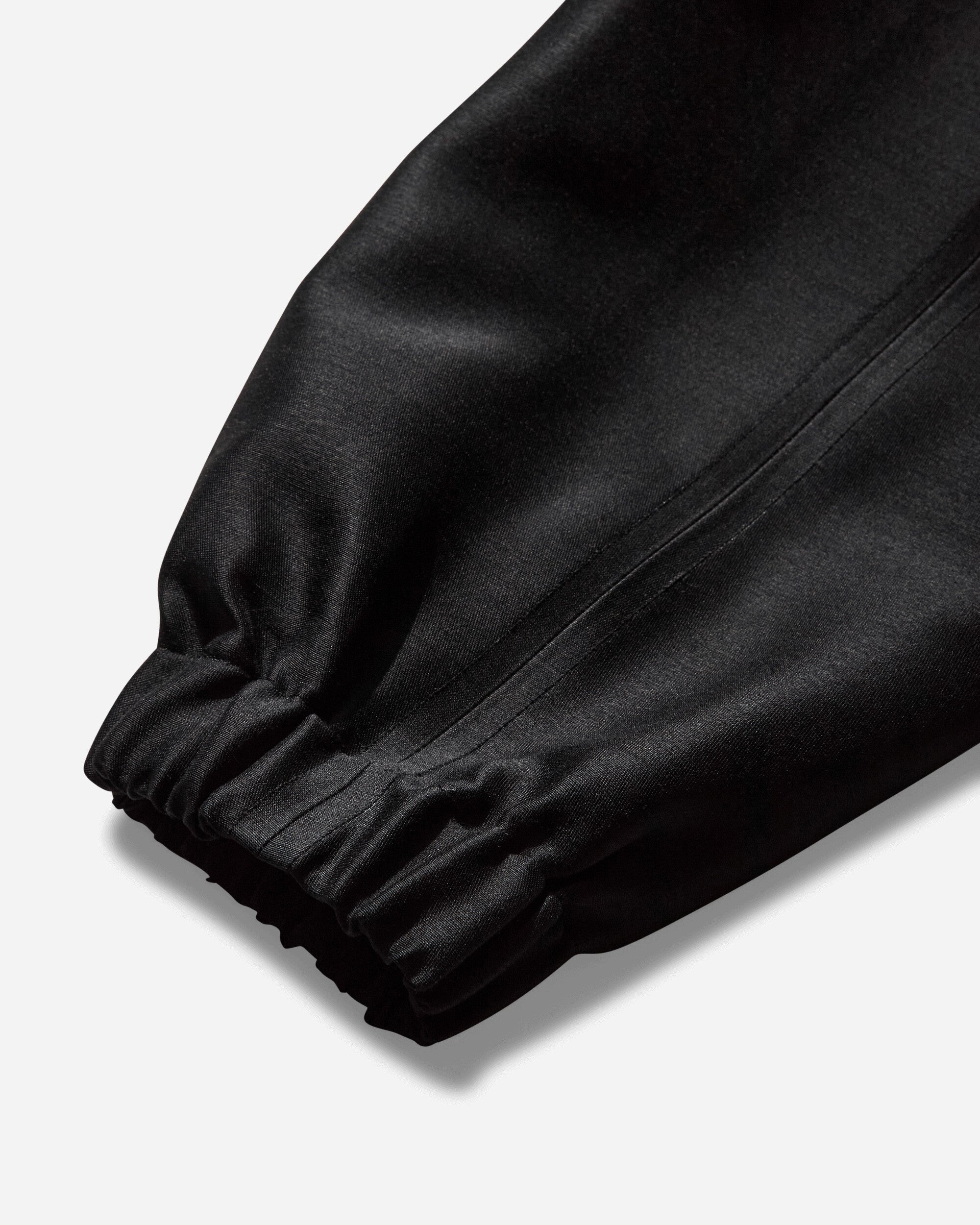 Men's Silk-Blend Bomber Jacket Black - 4