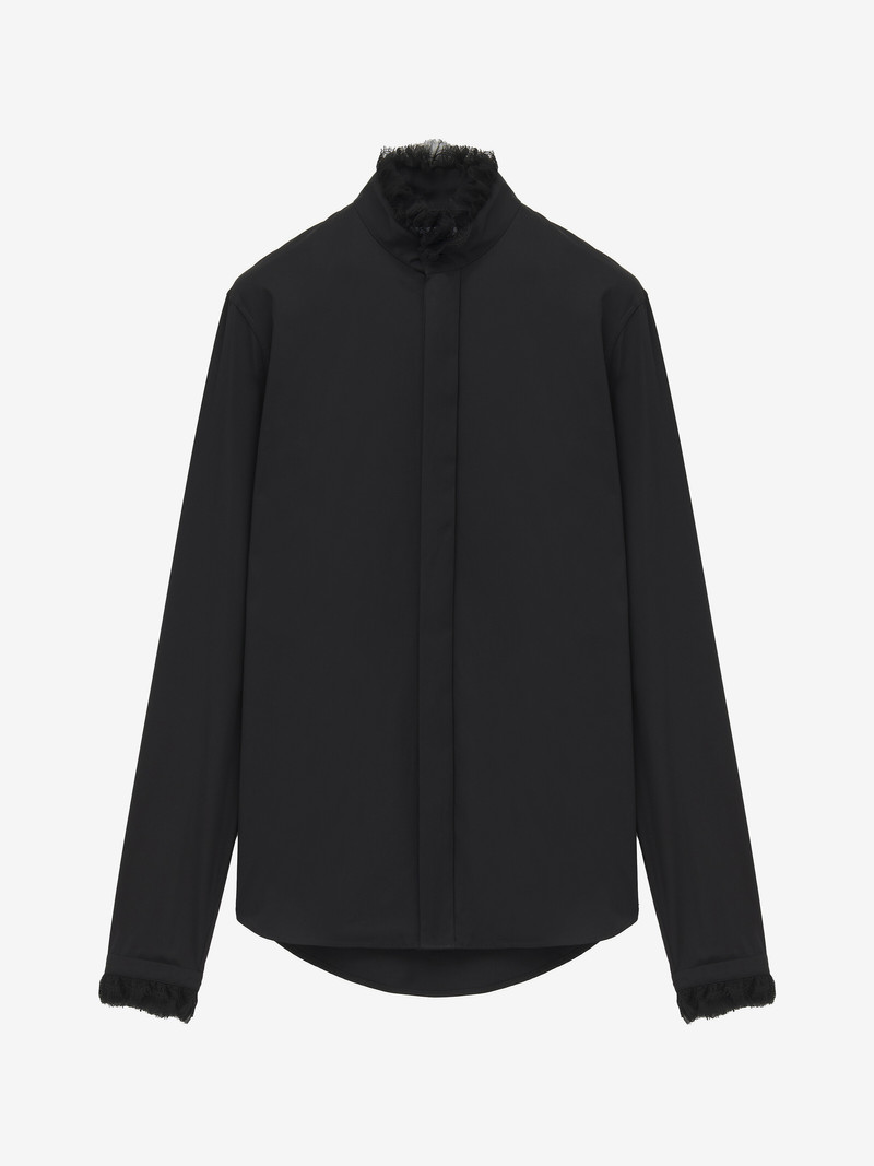 Ruffle Detail Poplin Shirt 1