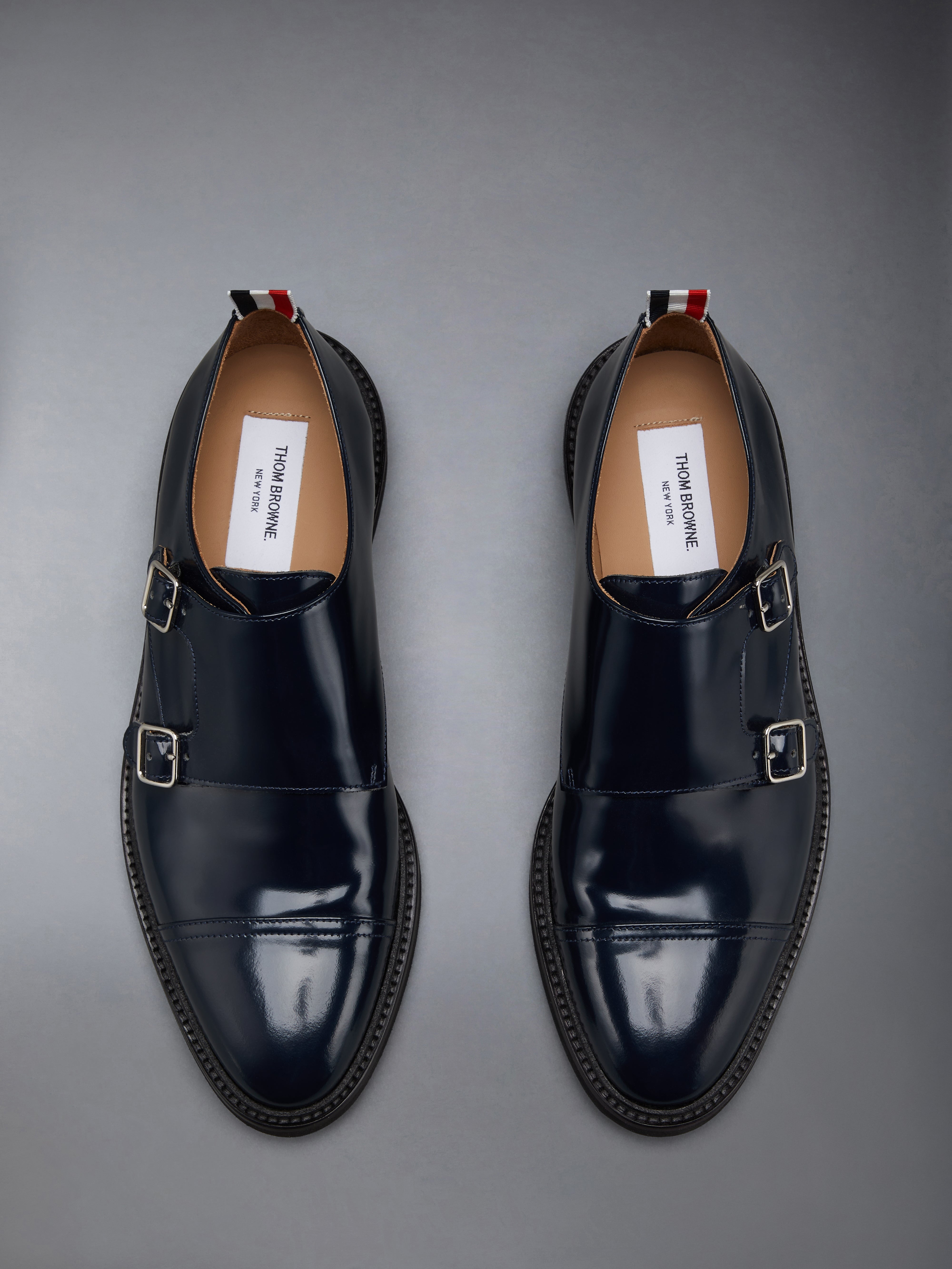 SPAZZOLATO LEATHER CAP TOE OXFORD SHOE - 5