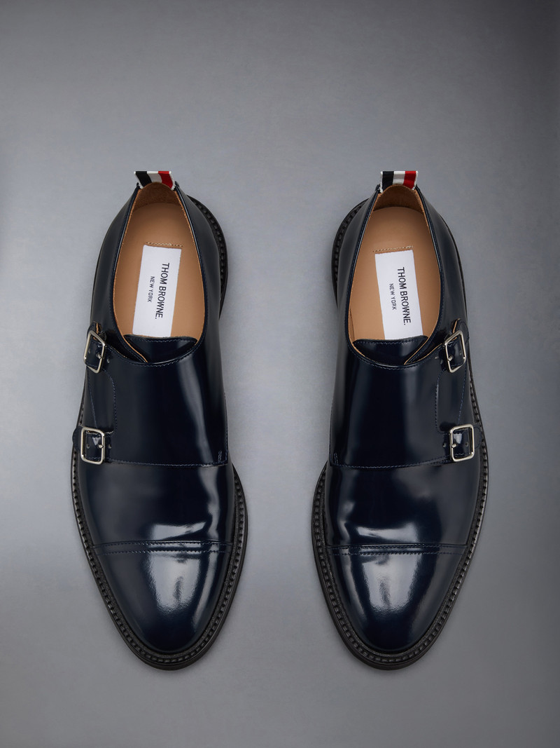 SPAZZOLATO LEATHER CAP TOE OXFORD SHOE 5