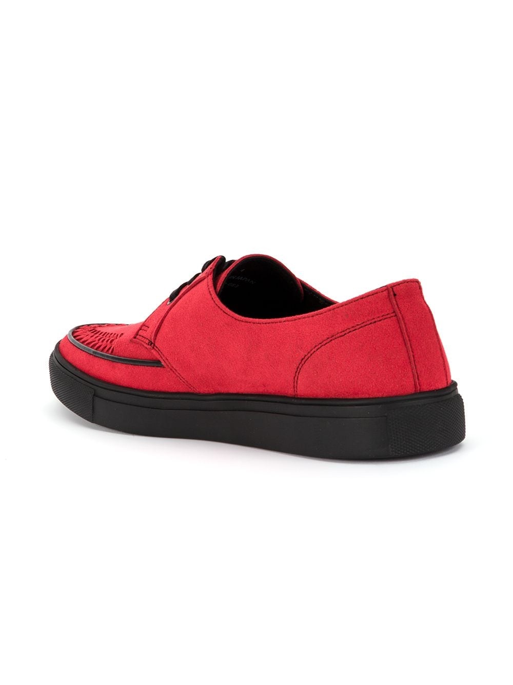 woven toe detail sneakers - 3