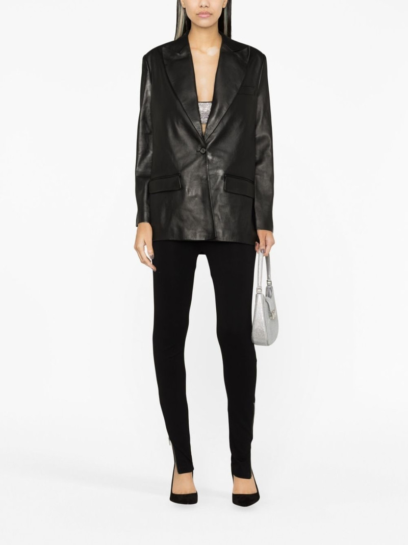 MAGDA BUTRYM peak-lapels sheepskin blazer outlook