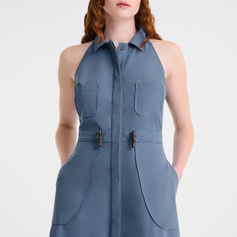 Long dress Slate - Popelin 4