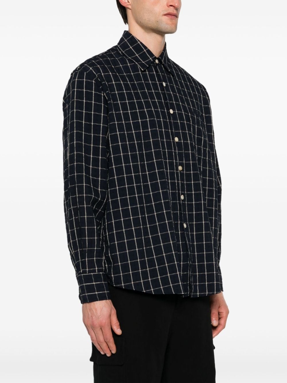 Above windowpane shirt - 3