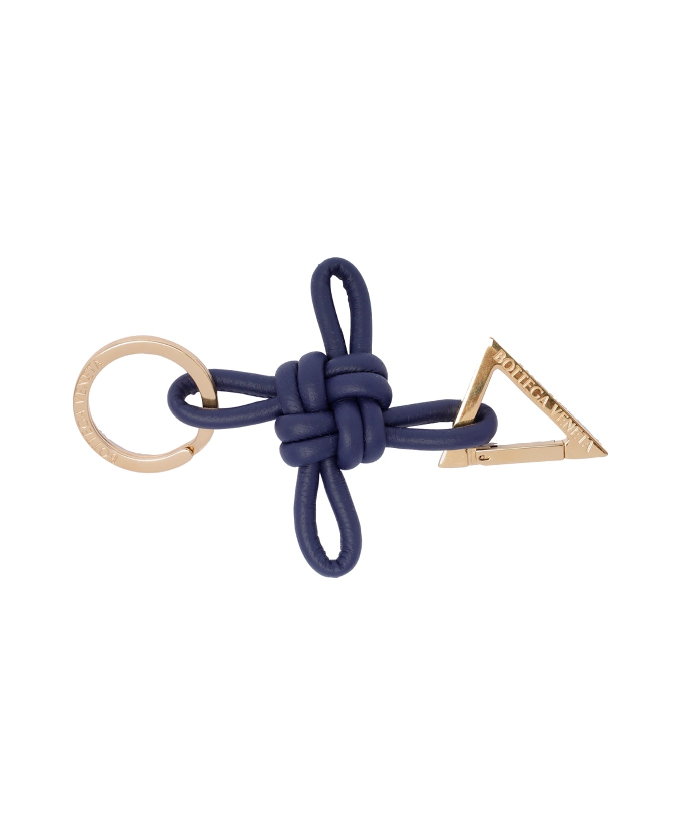 ★BOTTEGA VENETA★ Triangle Keyring Travertine 619100V005029 Bottega Veneta Triangle Keyring | italist | REVERSIBLE