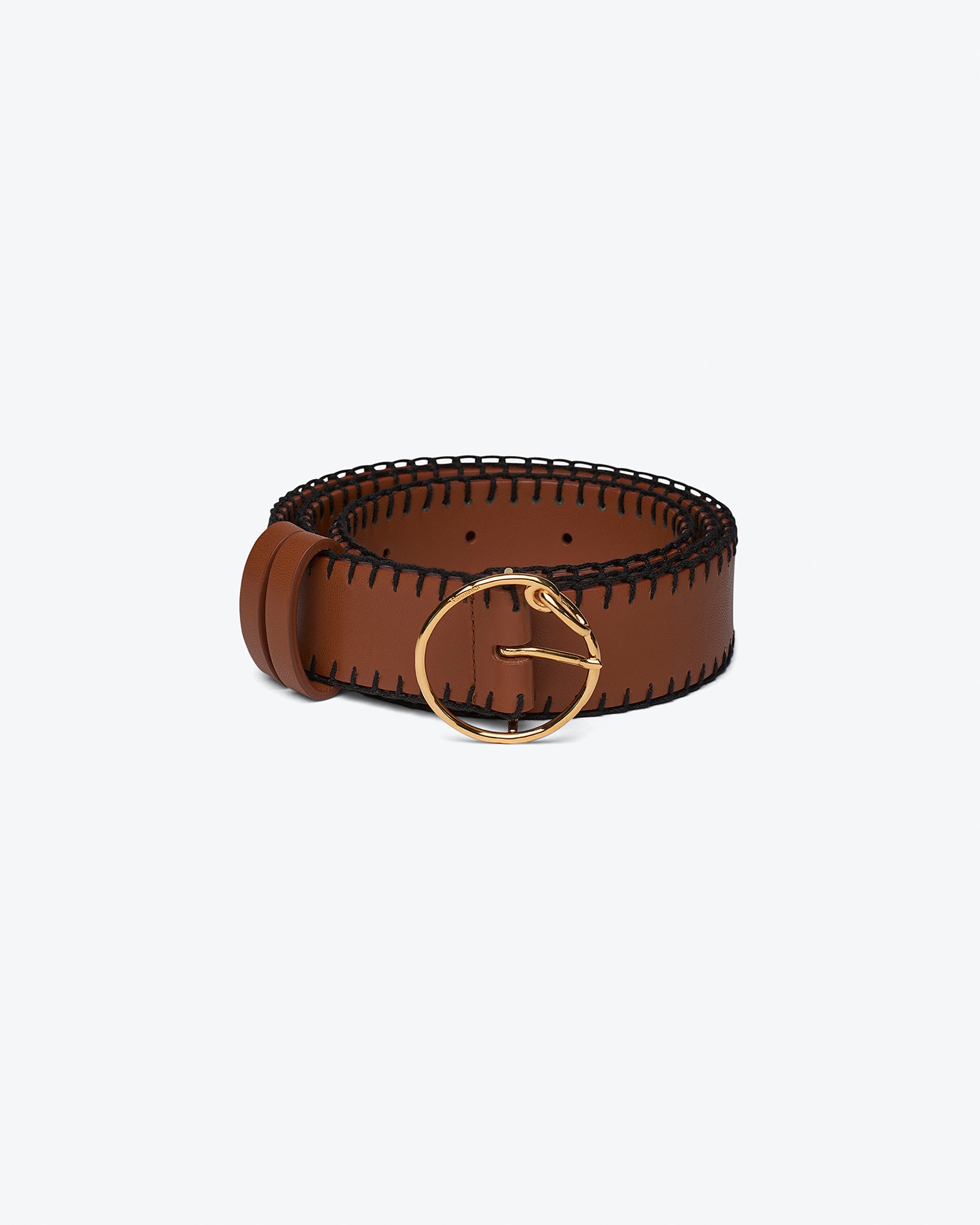 MAIRA - Vegan leather belt - Tan - 1