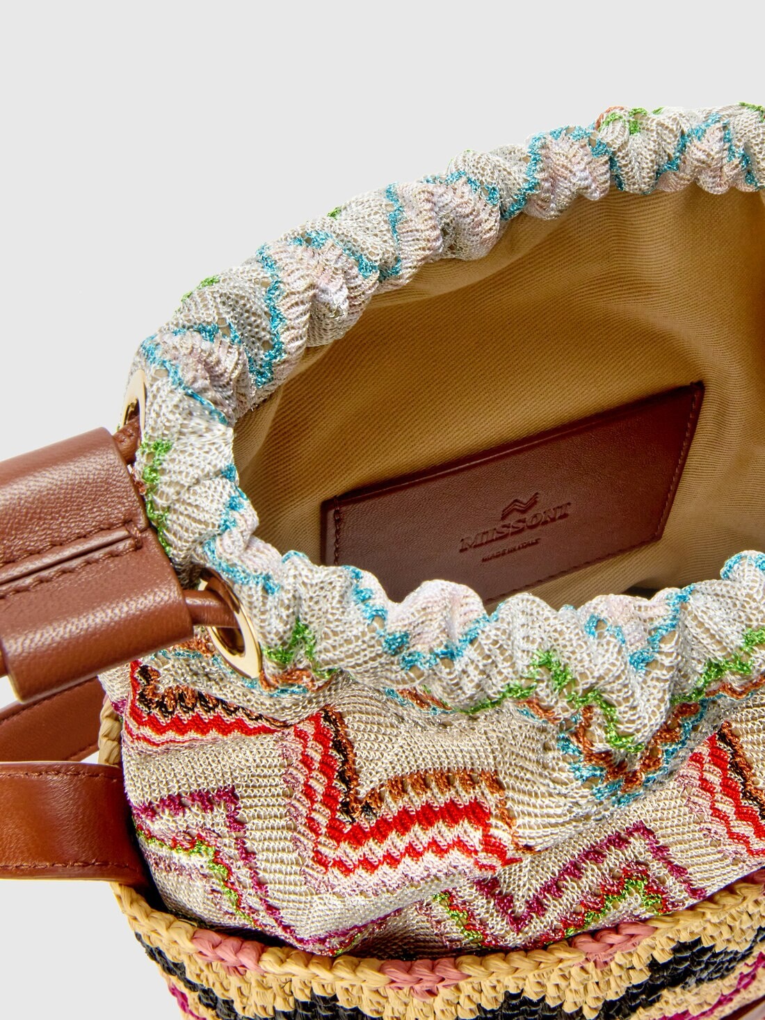 Raffia shoulder bag - 4