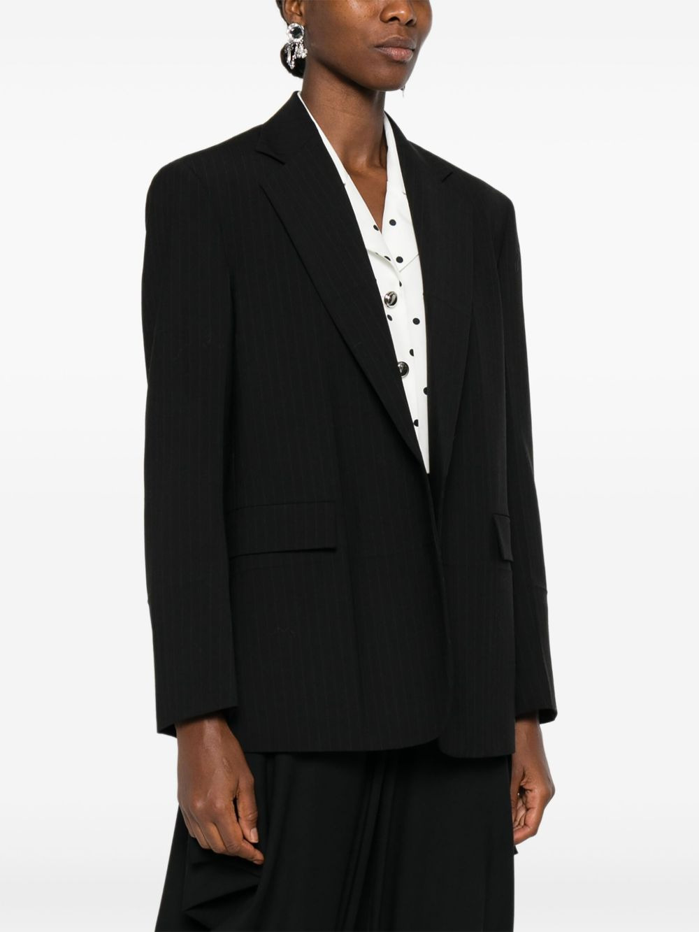 pinstripe blazer - 3