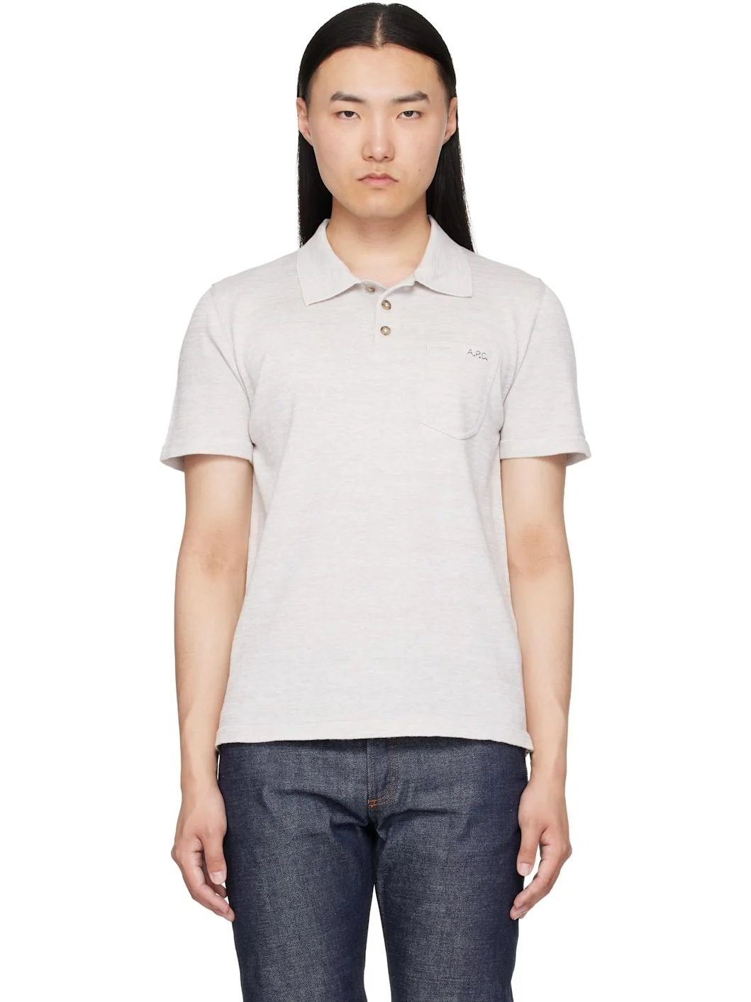 Gray Gide Polo - 1