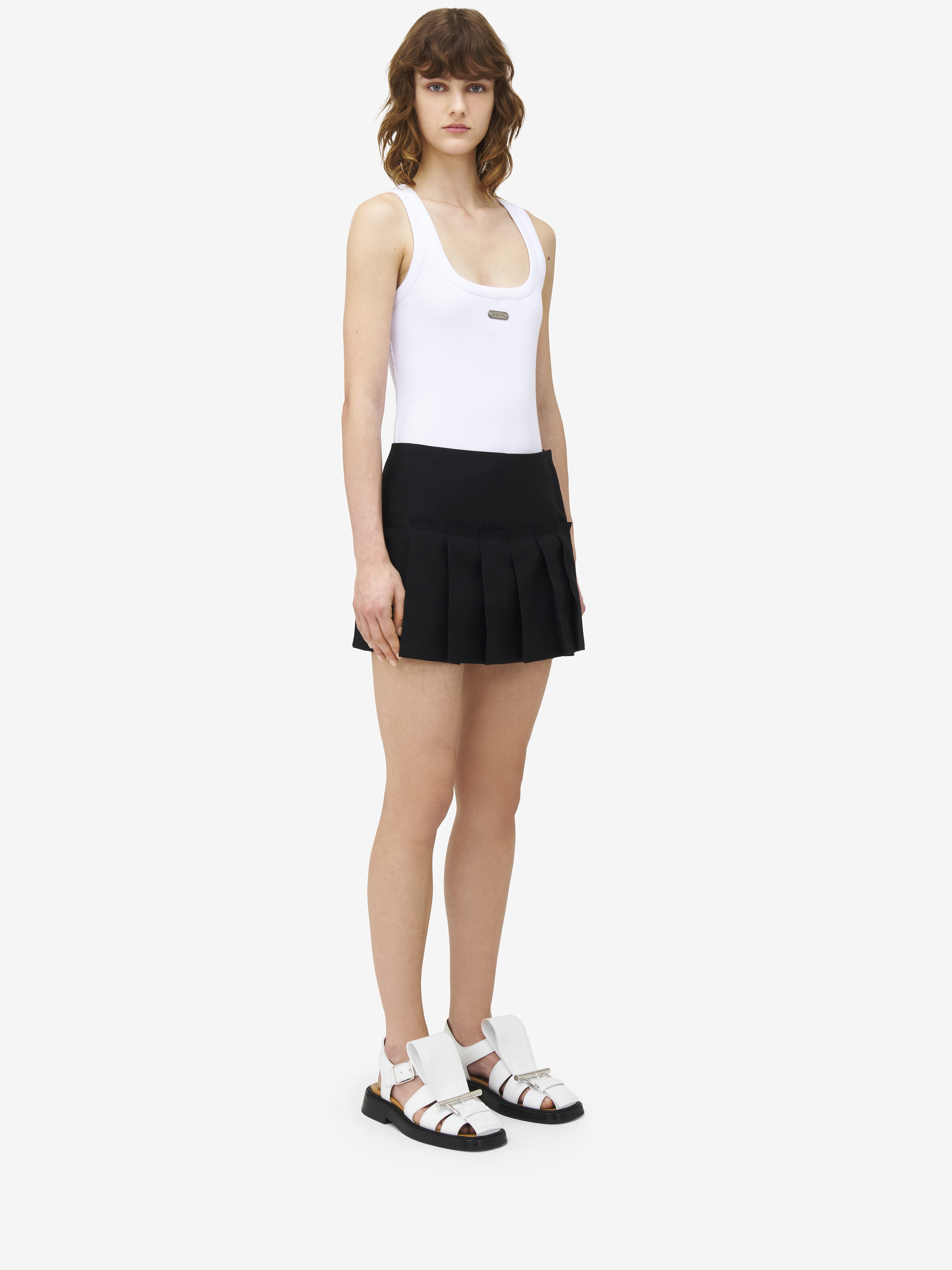 Kilt Pleated Mini Skirt - 3