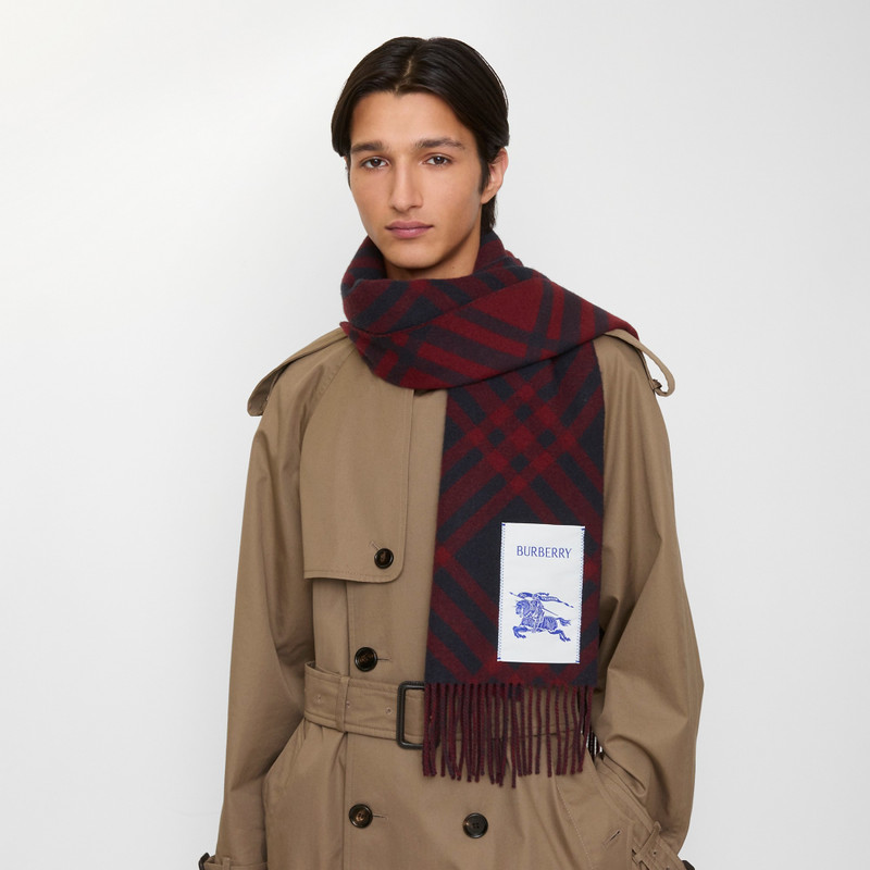 Check Cashmere Scarf 3