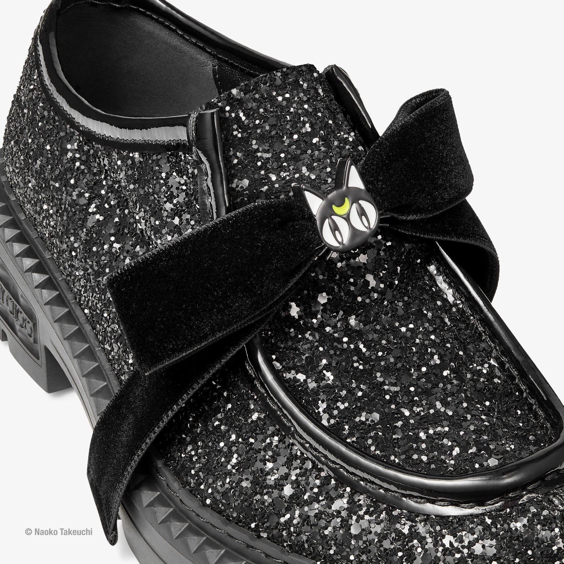 Luna Marlow Moccasin
Black Glitter Loafers - 3