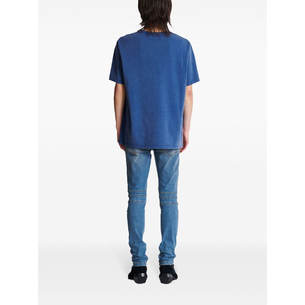 Balmain Blue T-Shirts & Vests - T-Shirts Men - 2