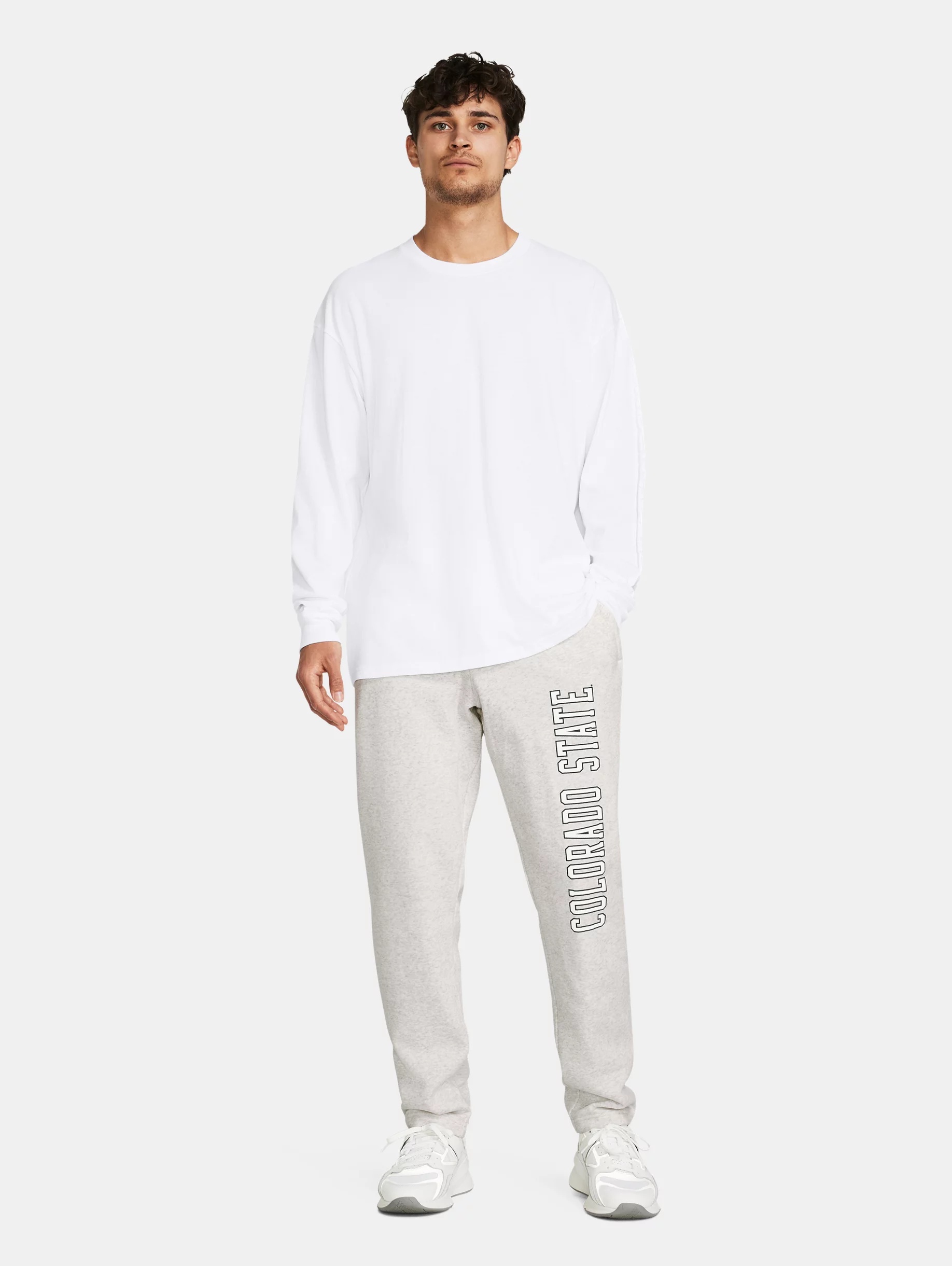 Men's UA Rival Fleece Collegiate Open Bottom Pants - 5