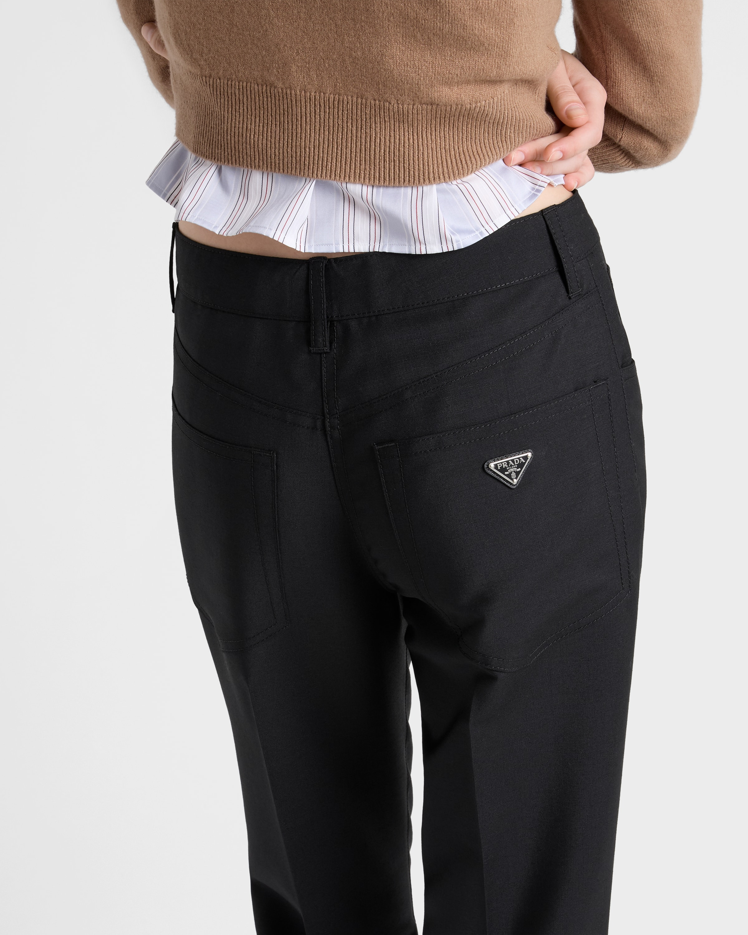 Kid mohair pants - 3