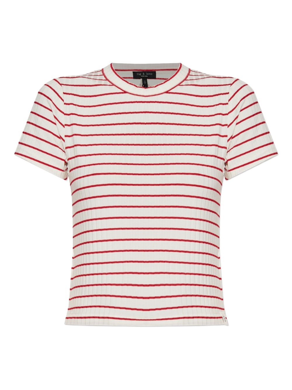 striped T-shirt - 1