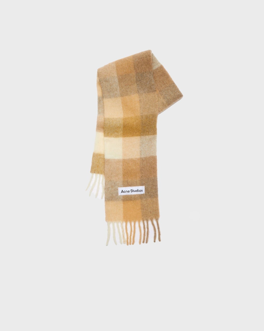Scarf FN-UX-SCAR000115 Beige/vit ONESIZE - 1