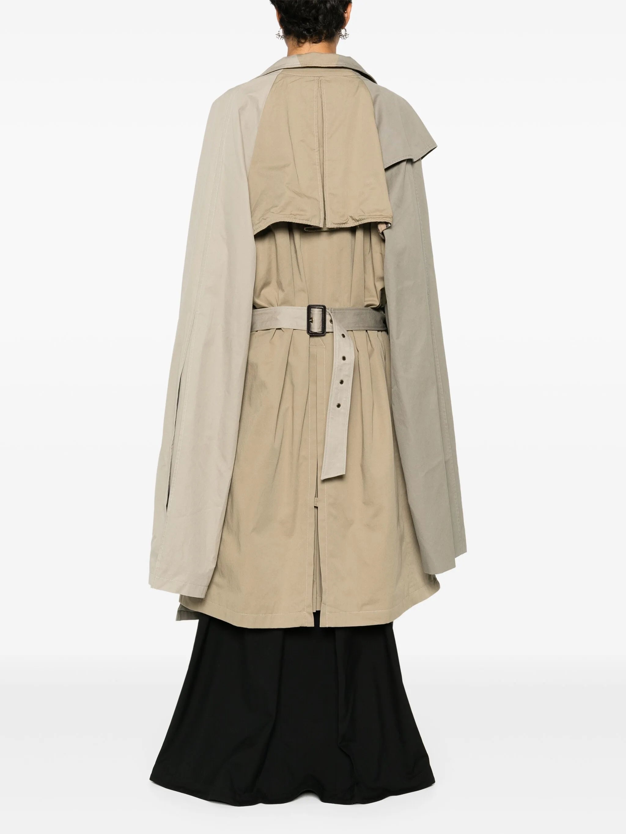 Double Sleeve Trench Coat - 3