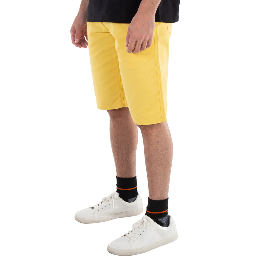 Raf Simons Men's Yellow Denim Skate Shorts - 2