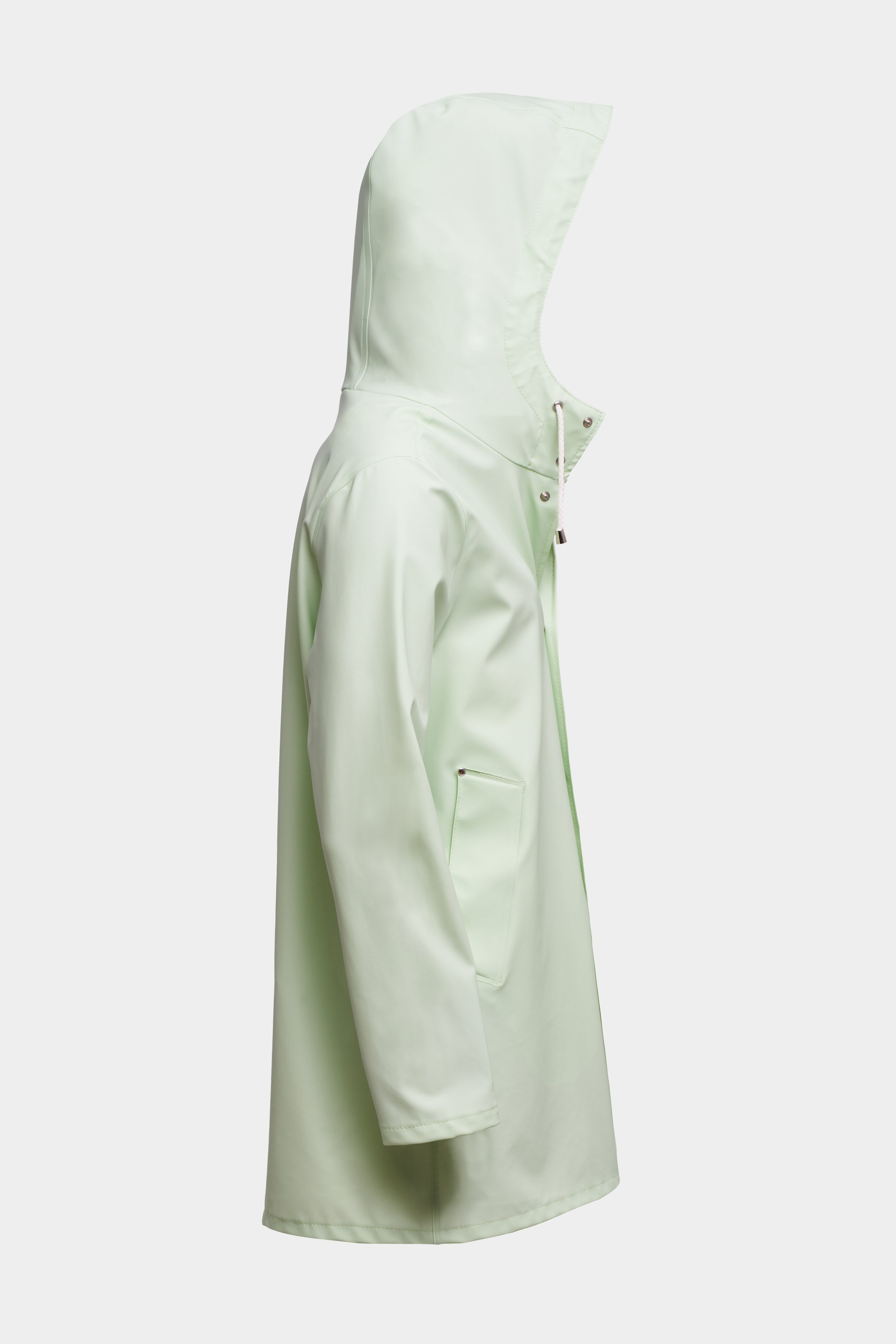 Stockholm Lightweight Raincoat Seafoam Green - 5