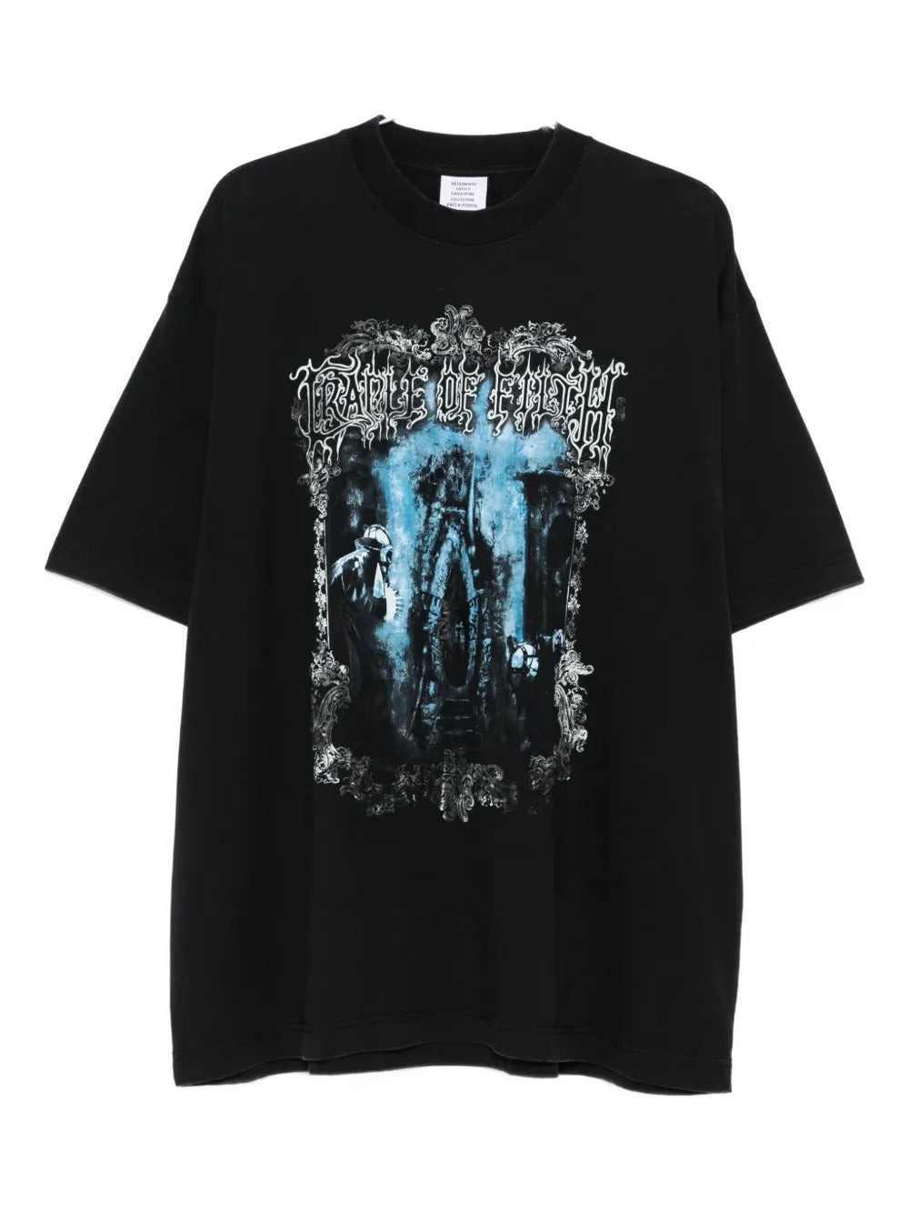 VETEMENTS - Men Cradle of Filth Butterfly Oversized T-Shirt - 4