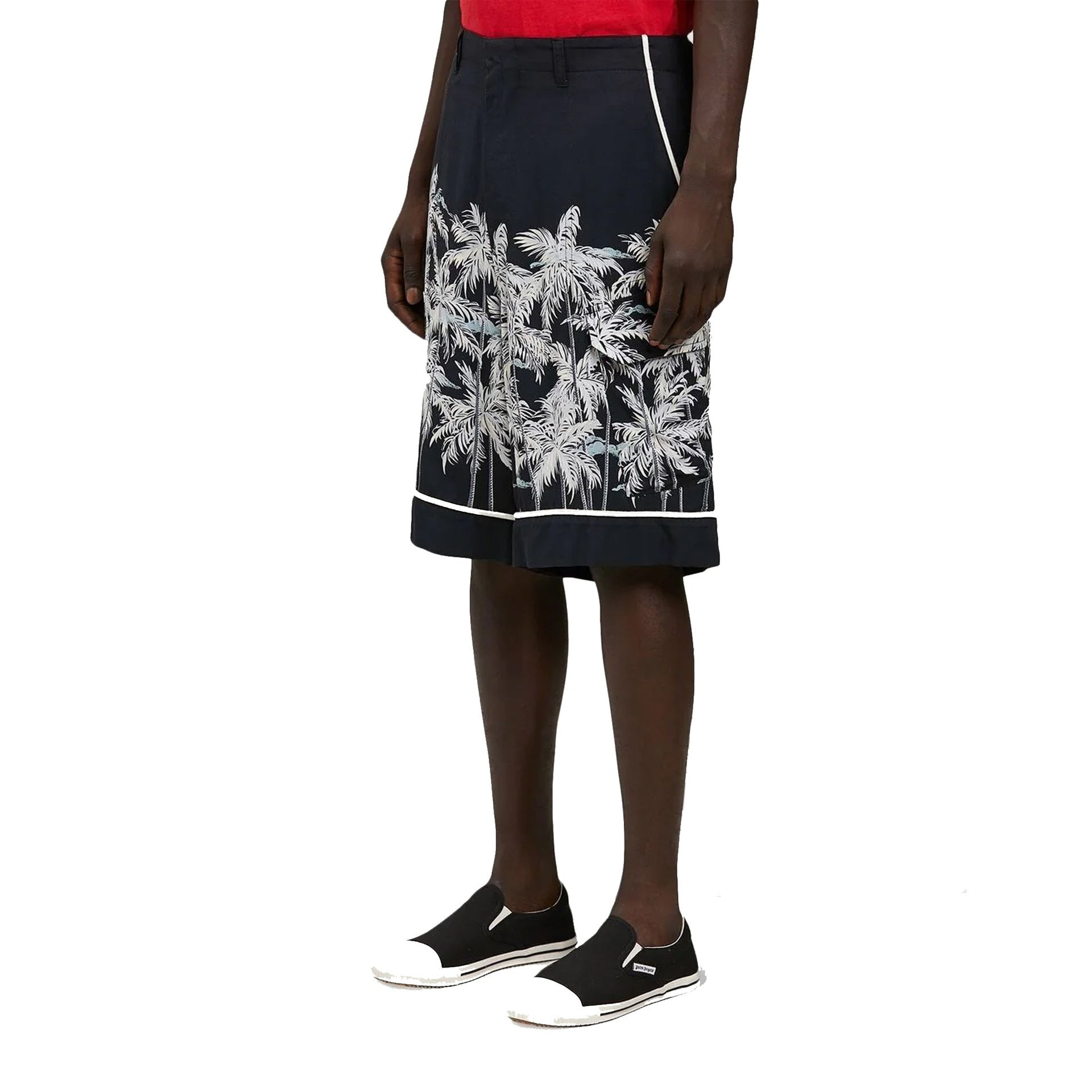 Palm Angels Palm Print Shirts Men - 2