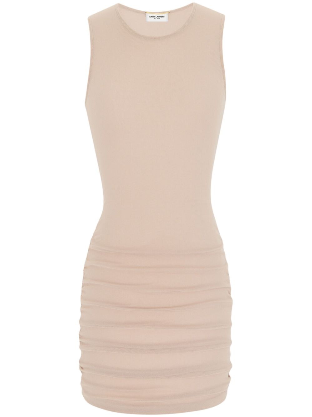 Saint Laurent Stretch Tulle Short Dress - 1