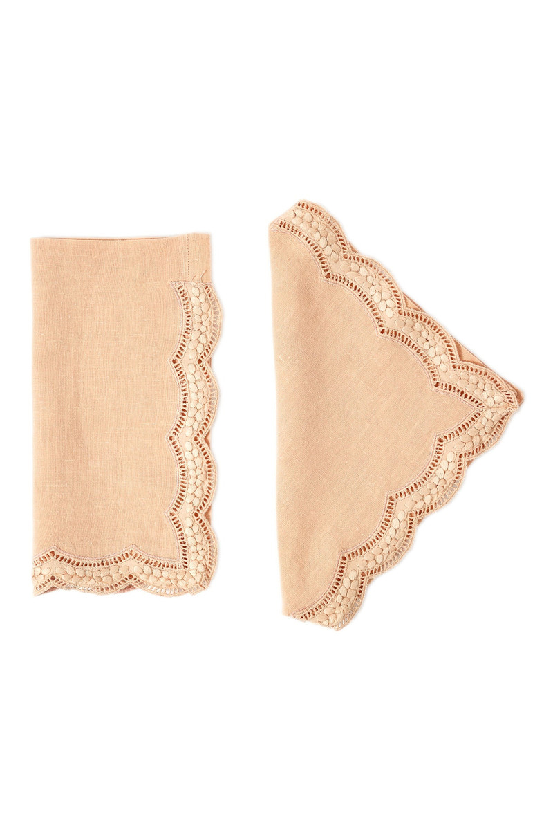 Scallop Embroidered Napkin 1
