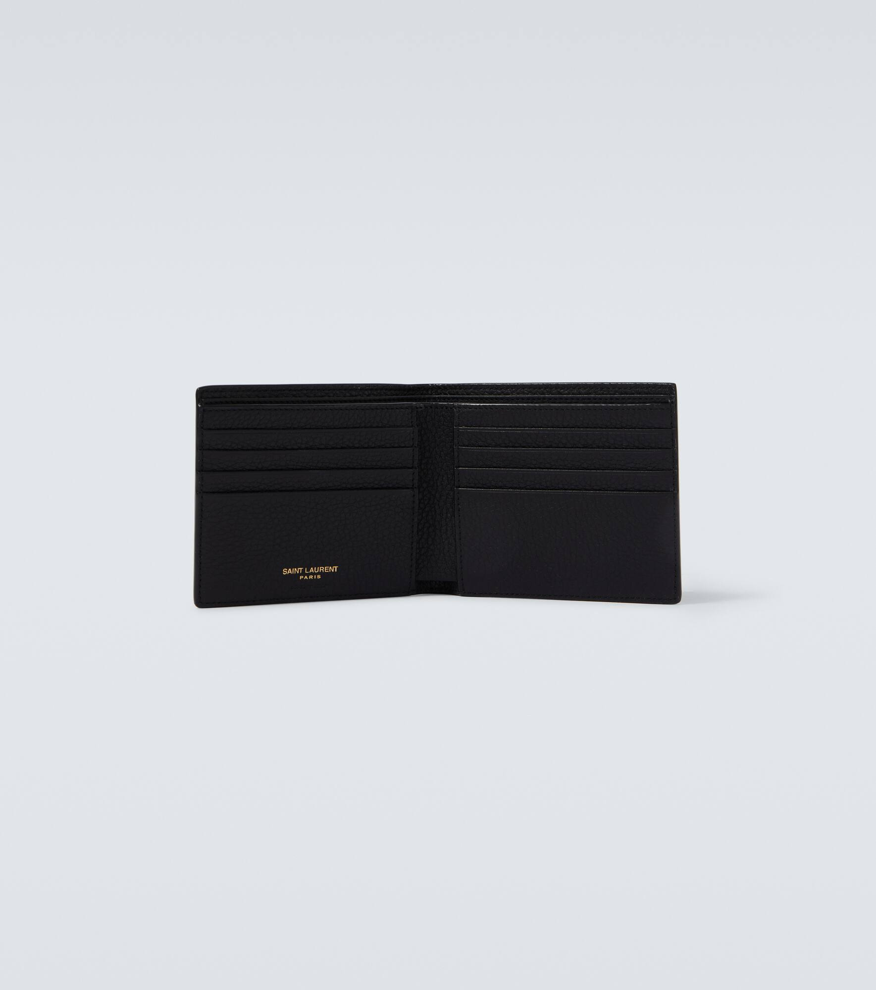 Tiny Cassandre East/West leather wallet - 2
