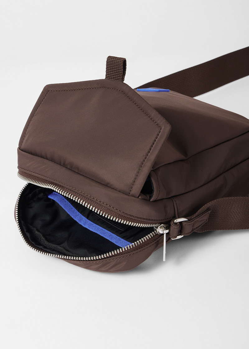 Brown Recycled Polyester Flight Bag 5