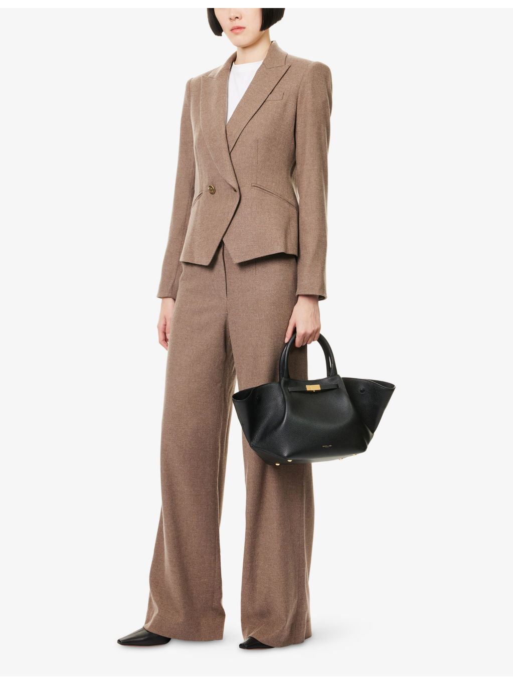 Giovanna Wide-Leg Stretch-Woven Trousers - 2
