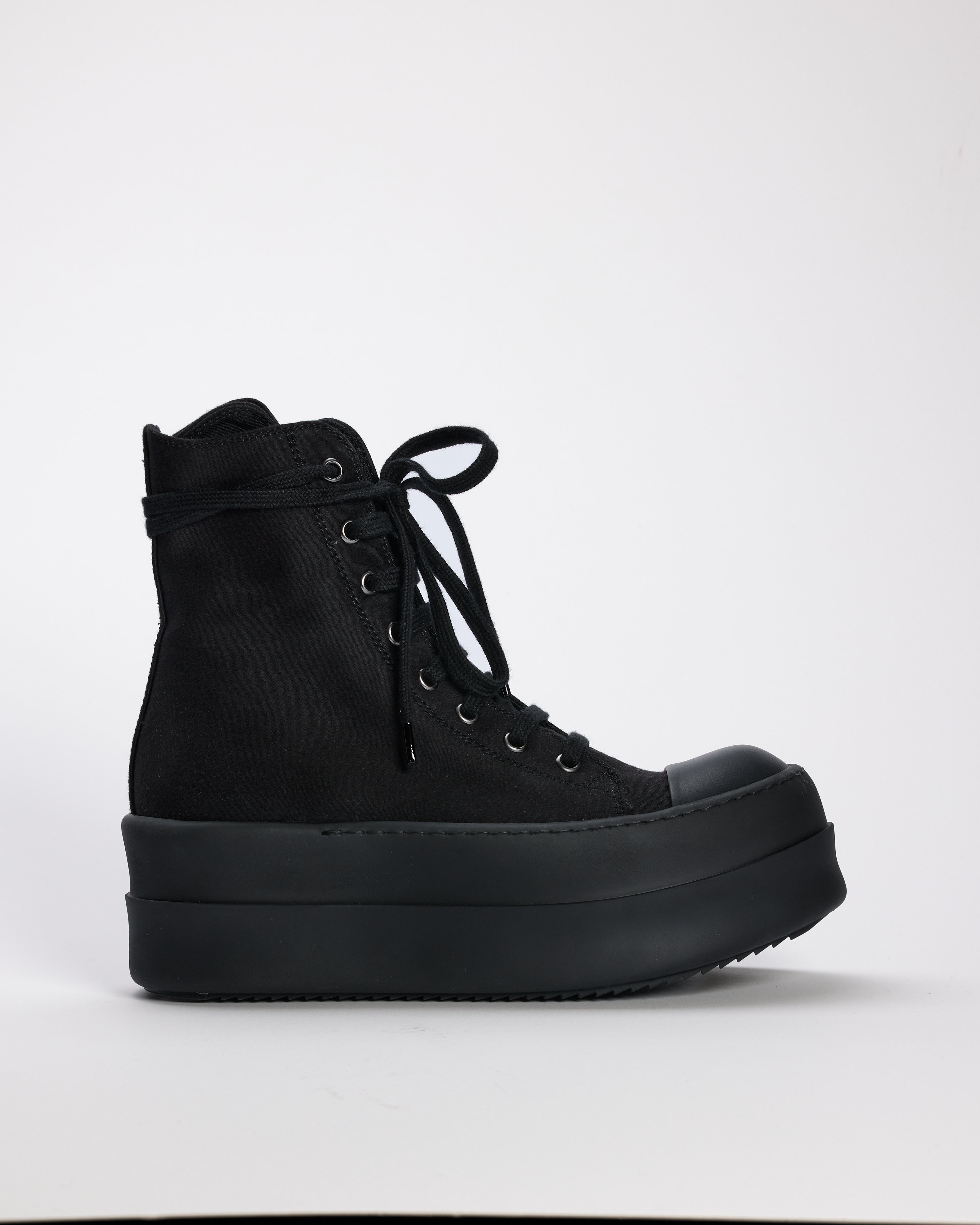Rick Owens DRKSHDW Double Bumper ブラック Rick Owens DRKSHDW Double Bumper high-top Sneakers | Black