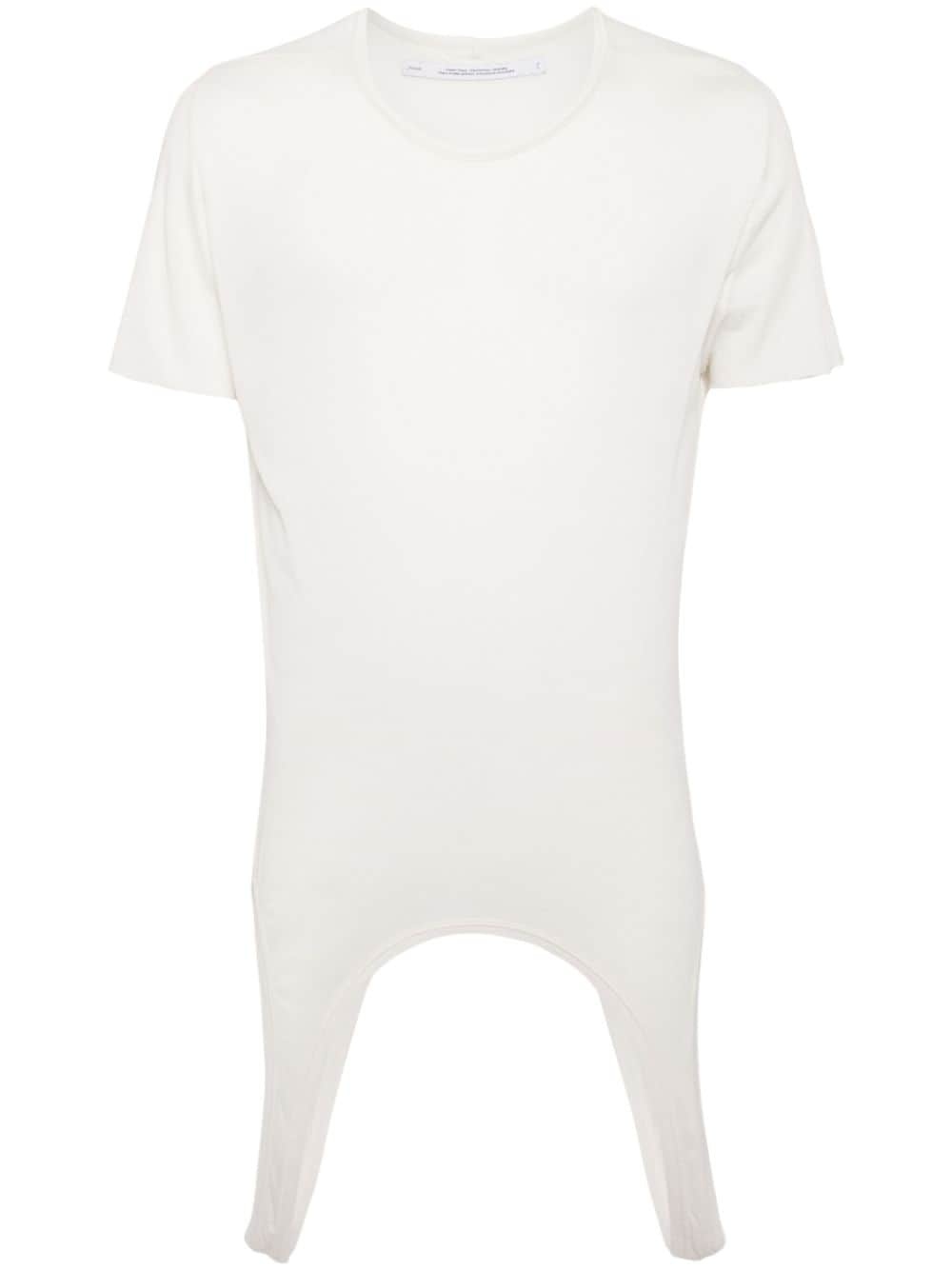 cut-out cotton T-shirt - 1