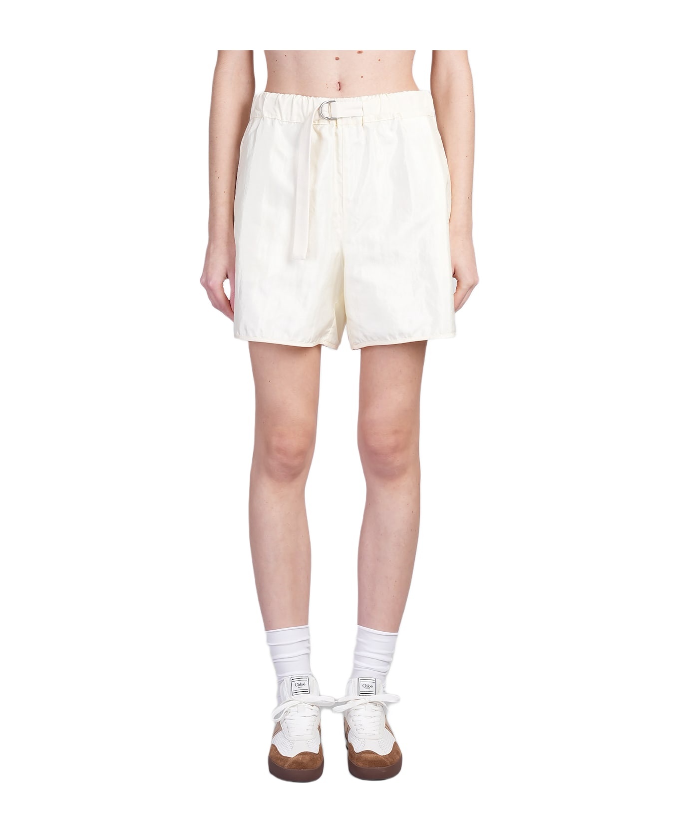 Trousers 256 Short Shorts In Beige Polyamide - 1