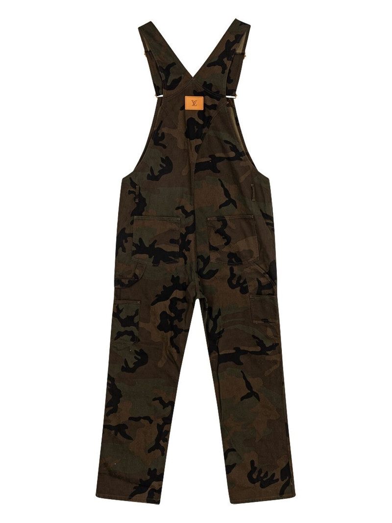 Supreme x Louis Vuitton camouflage-print overalls outlook
