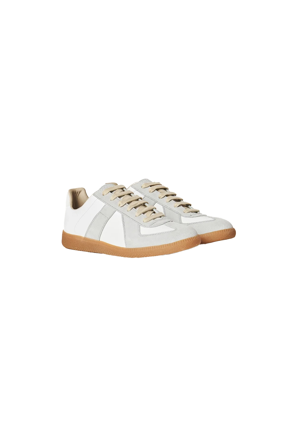Maison Margiela Replica Low Top Sneakers In White - 2