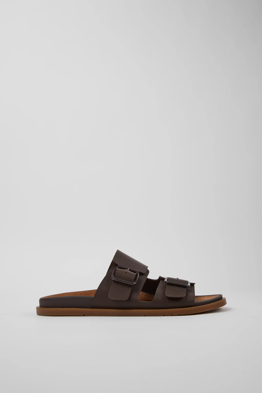 Brown Leather Sandals for Men. - 1