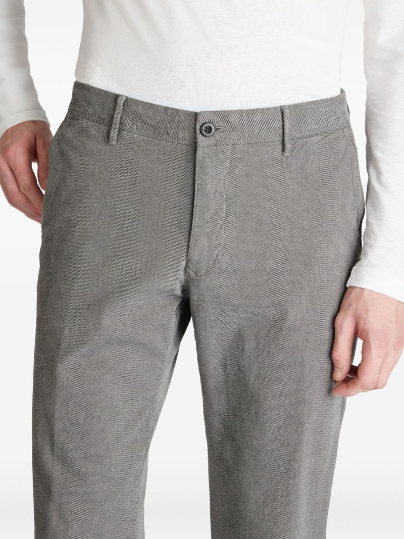 mélange-effect tailored trousers 5