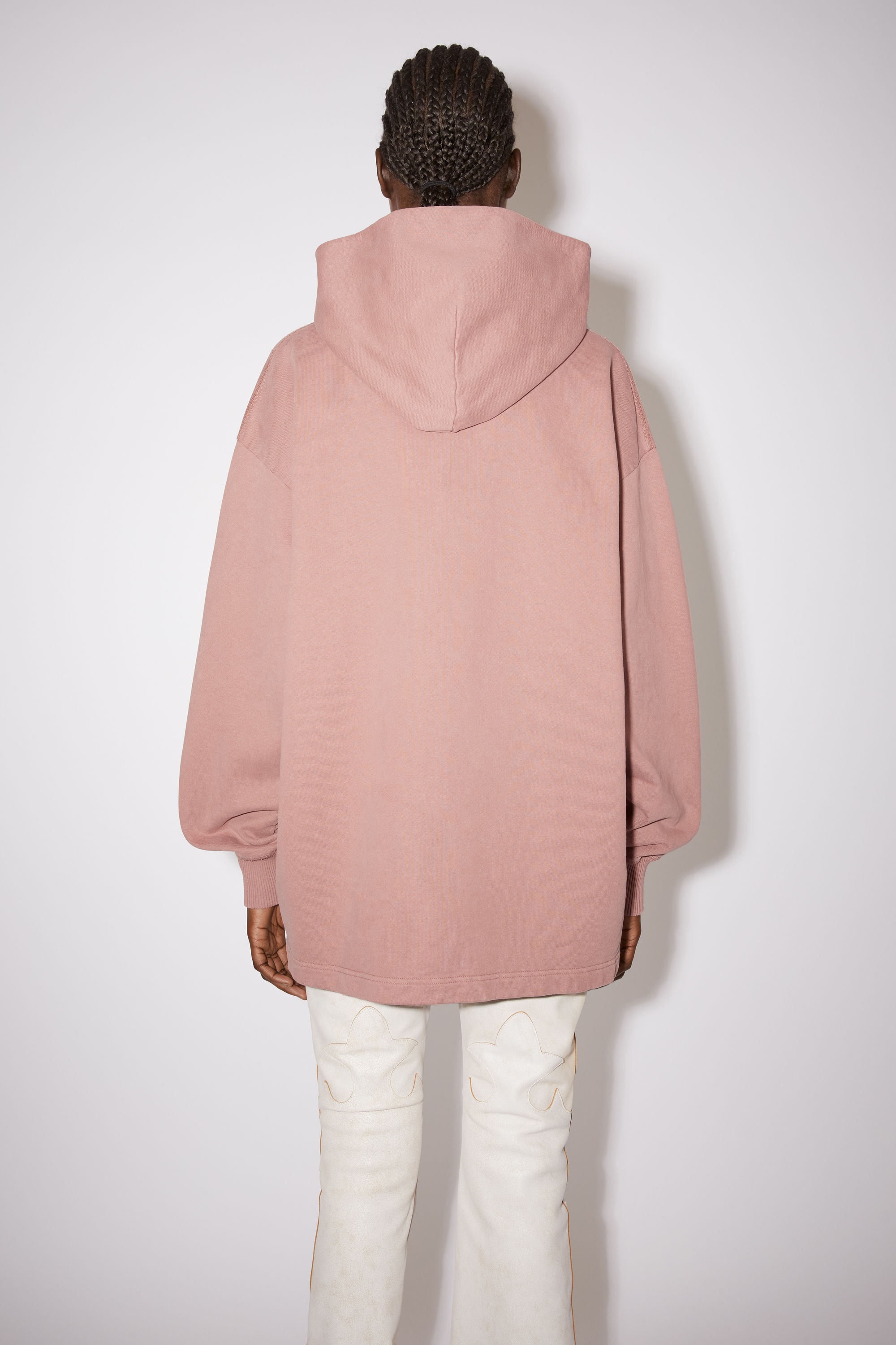 Hooded sweatshirt - Blush pink - 3