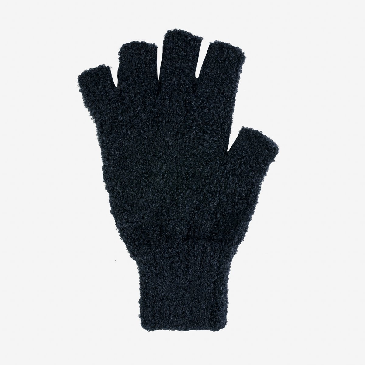 DEC-GLV-BLK Decka Fingerless Gloves - Black - 1