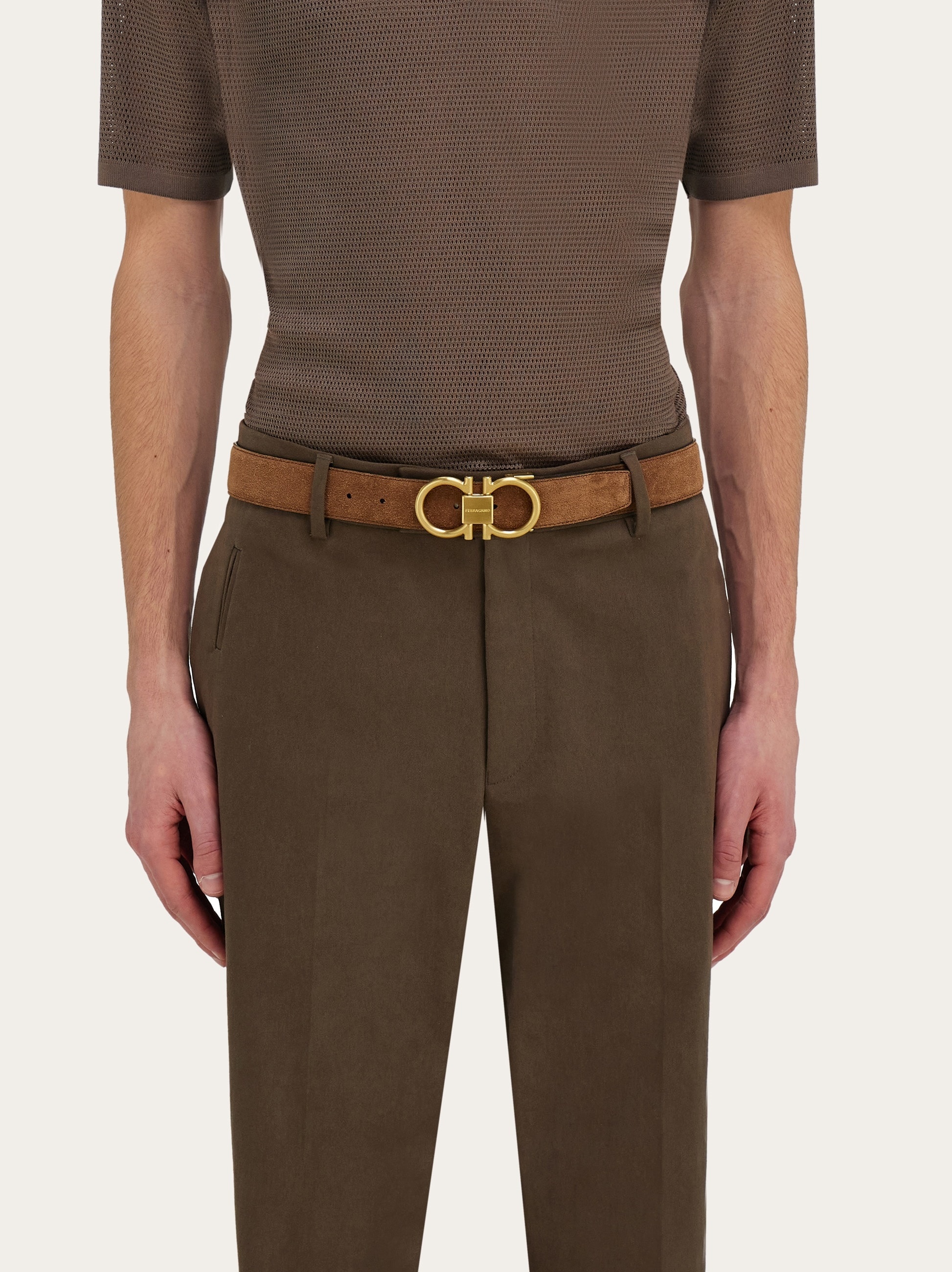 Adjustable Gancini belt - 4